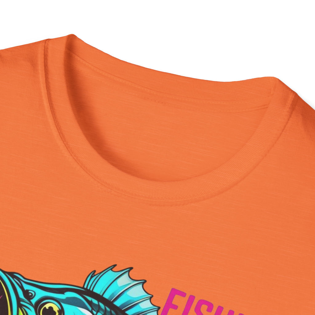 Fishing Is My Jam T-Shirt — Retro Fish & Boombox Graphic Tee