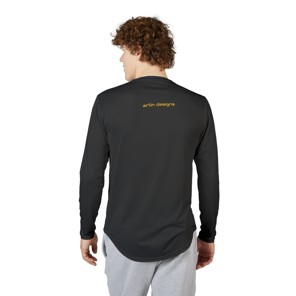 Men's UV Fishing Shirt — Long Sleeve SPF Sun Protection Top for Anglers