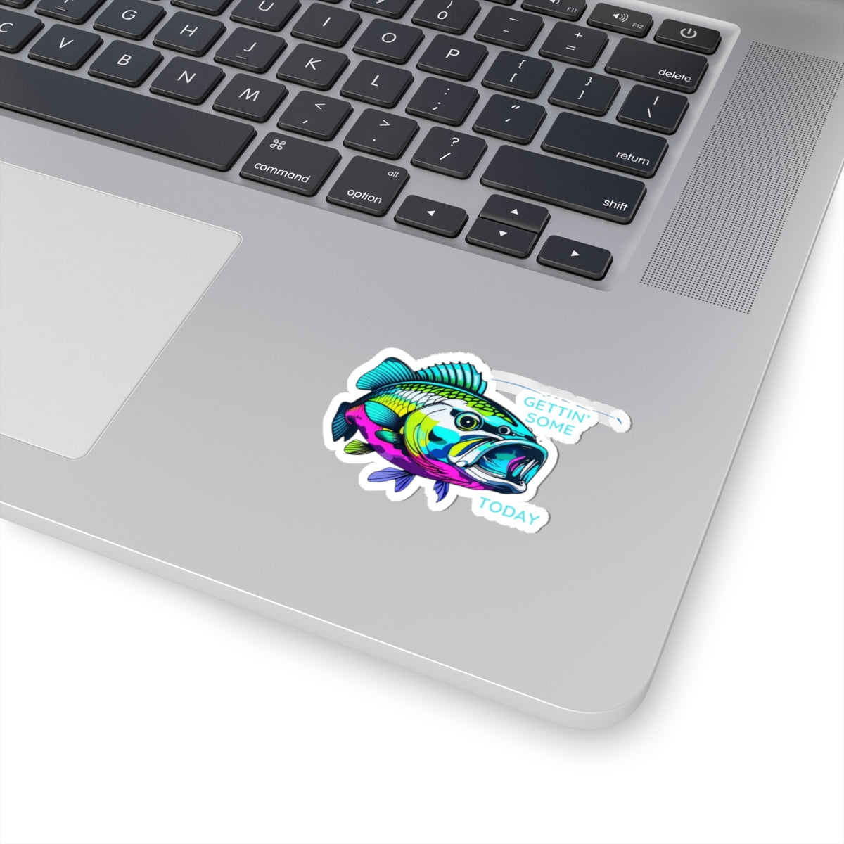 Vibrant Fish Kiss-Cut Stickers — Colorful Fishing Decals for Anglers