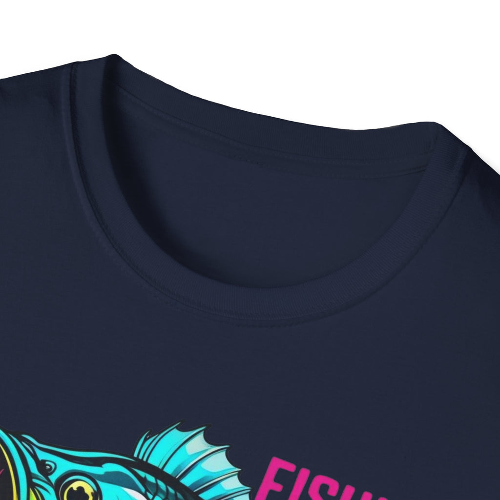Fishing Is My Jam T-Shirt — Retro Fish & Boombox Graphic Tee