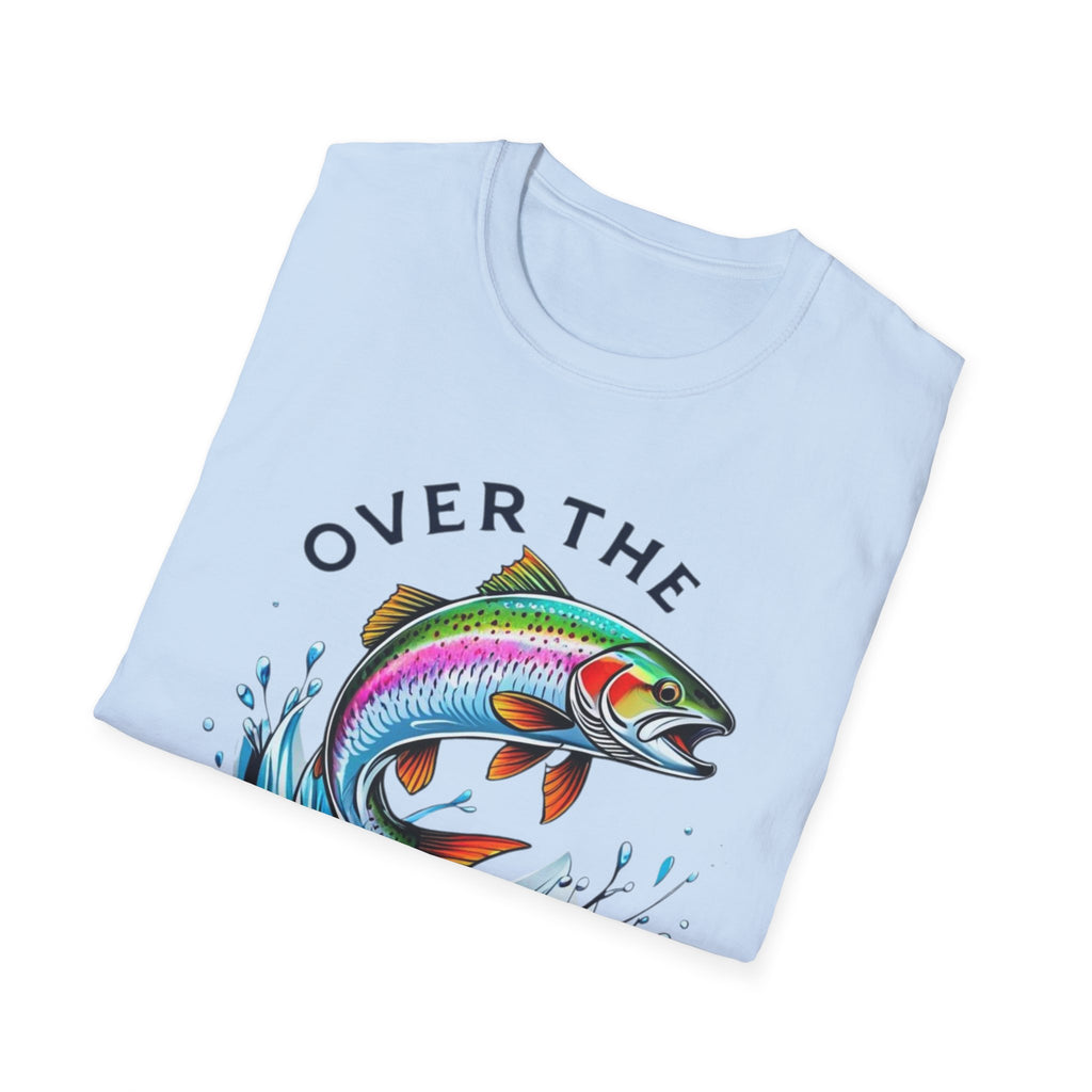 Rainbow Trout 'Over The' Graphic T-Shirt — Fishing Tee for Trout Lovers