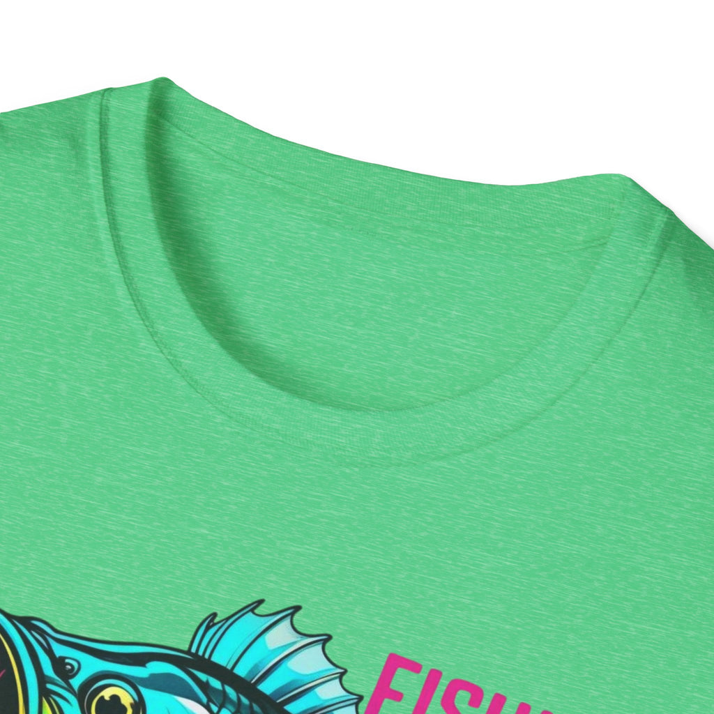 Fishing Is My Jam T-Shirt — Retro Fish & Boombox Graphic Tee