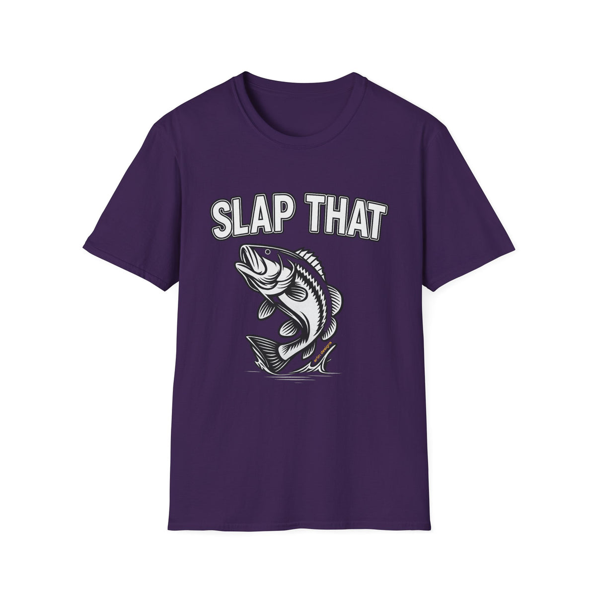 Slap That Bass T-Shirt — Funny Fishing Graphic Tee