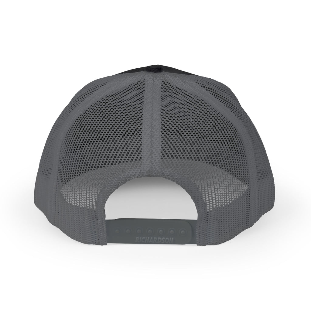 Fishing Trip Snapback Trucker Cap — Retro Fish & Radio Design
