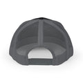 Fishing Trip Snapback Trucker Cap — Retro Fish & Radio Design