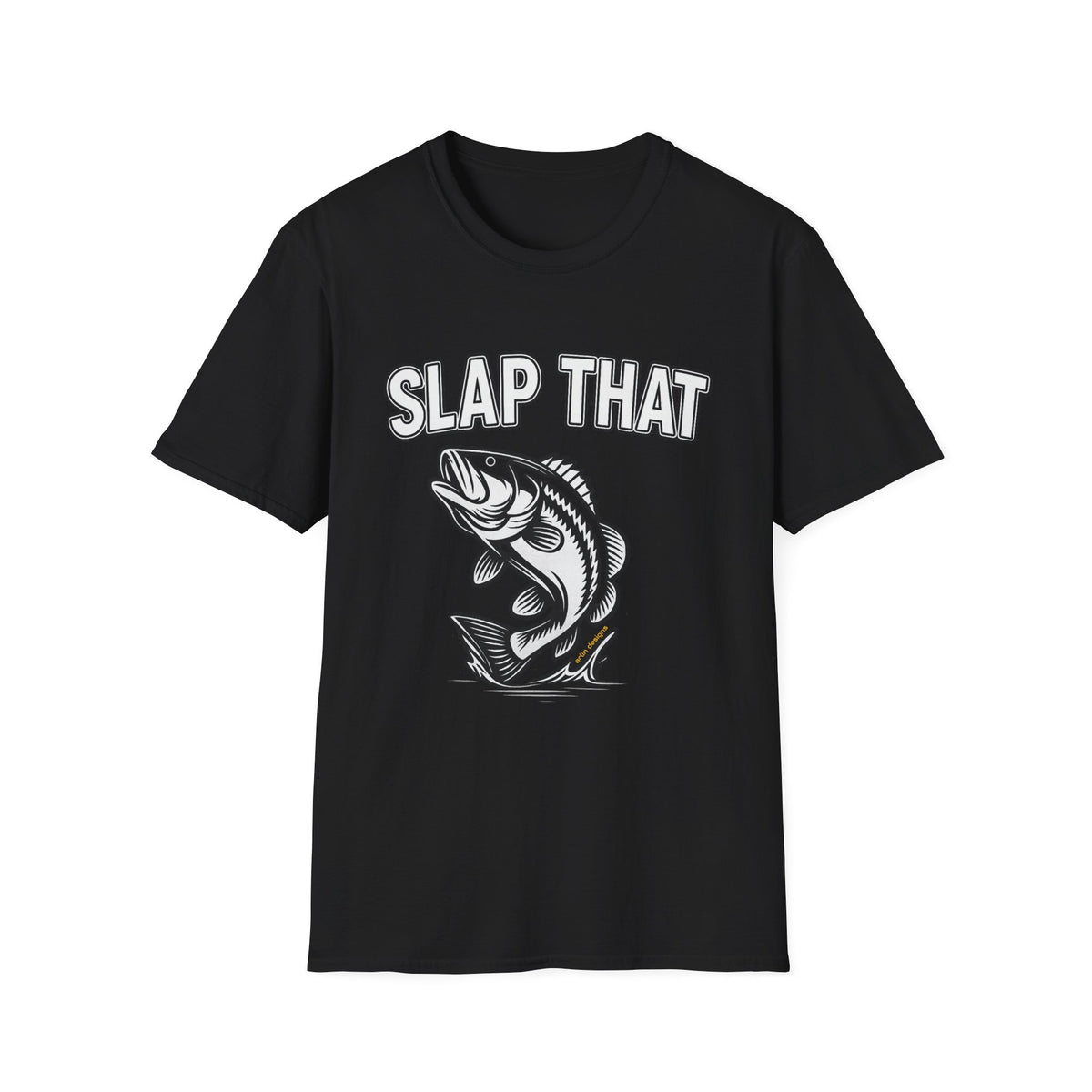 Slap That Bass T-Shirt — Funny Fishing Graphic Tee