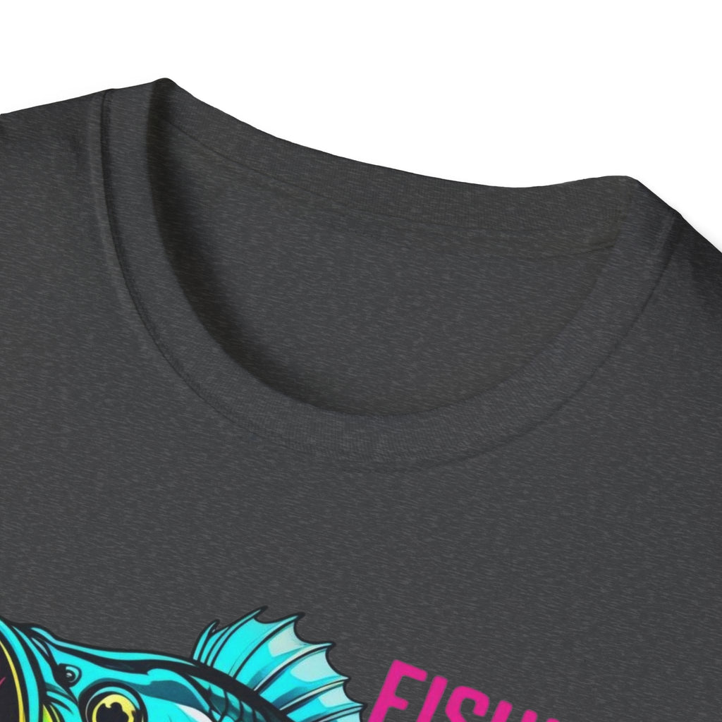 Fishing Is My Jam T-Shirt — Retro Fish & Boombox Graphic Tee