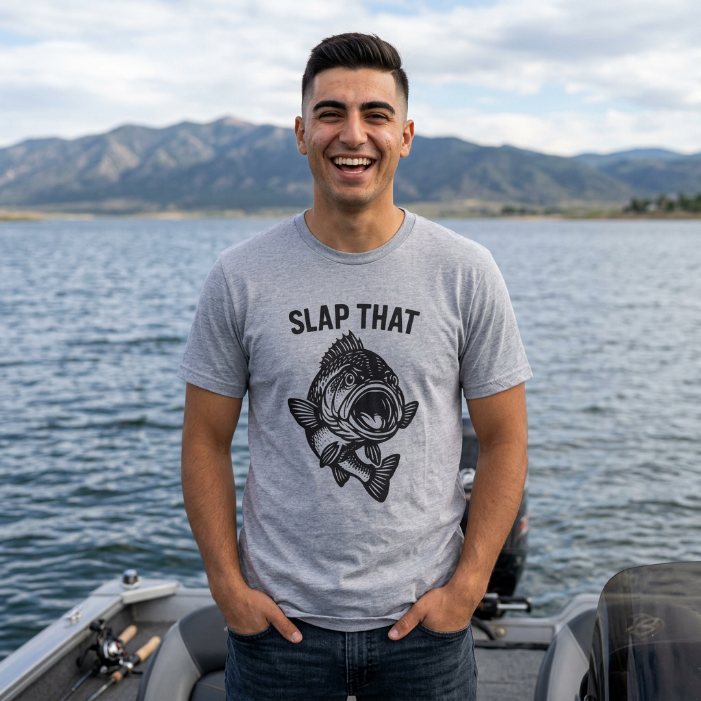 Slap That Fish T-Shirt — Funny Fishing Tee for Anglers