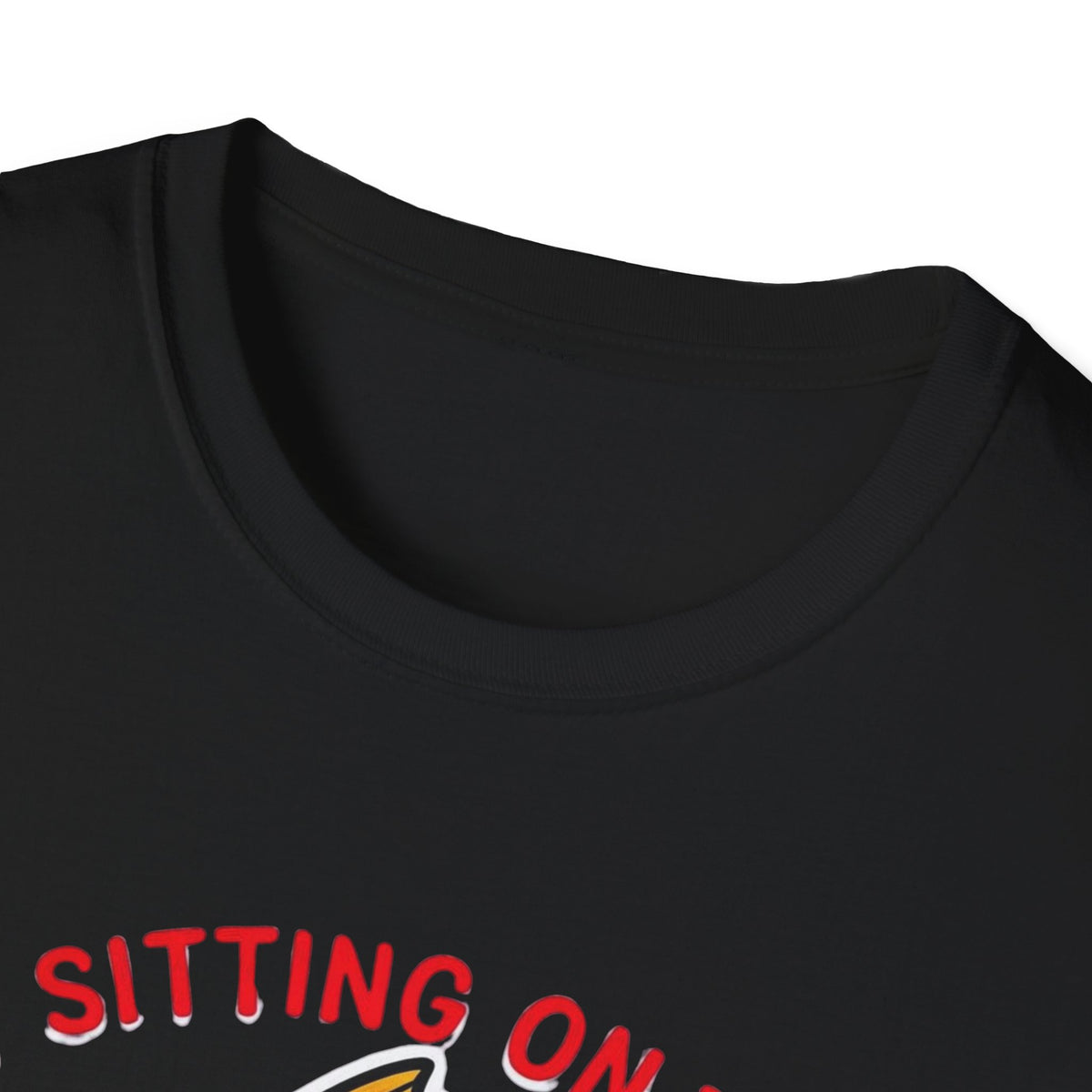 "Just Sitting on the Perch" Fishing T-Shirt — Funny Fish Graphic Tee