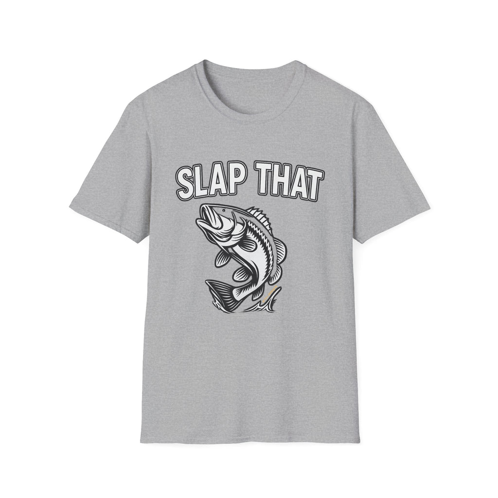 Slap That Bass T-Shirt — Funny Fishing Graphic Tee