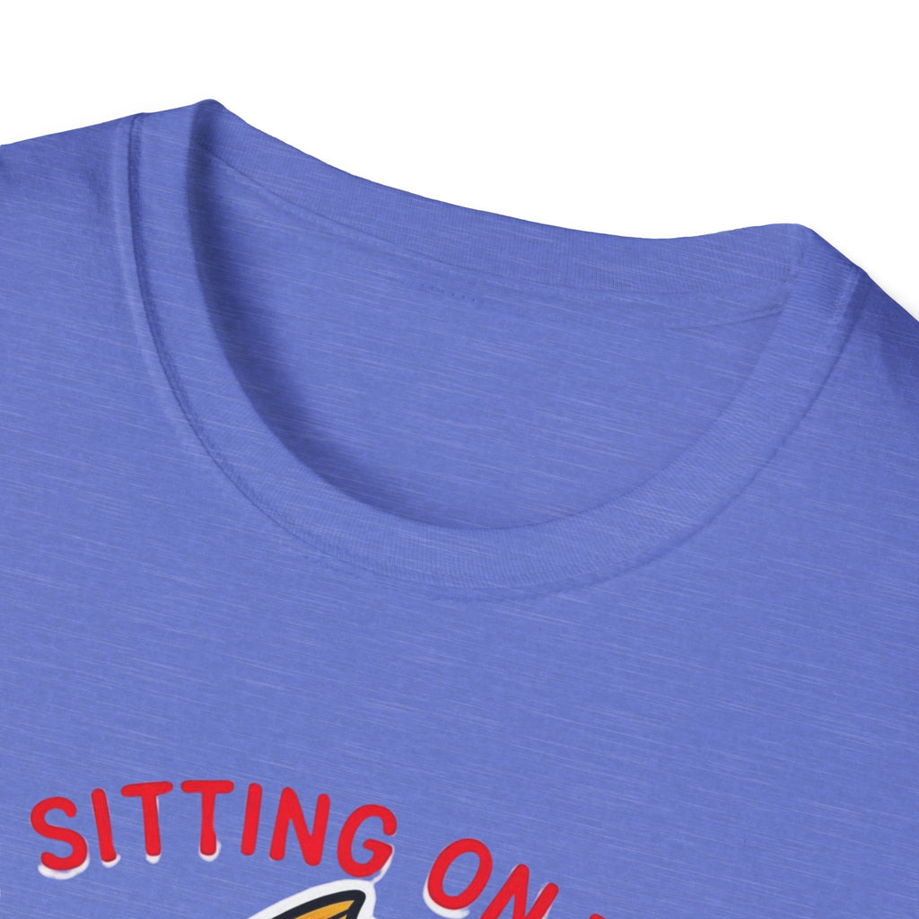 "Just Sitting on the Perch" Fishing T-Shirt — Funny Fish Graphic Tee