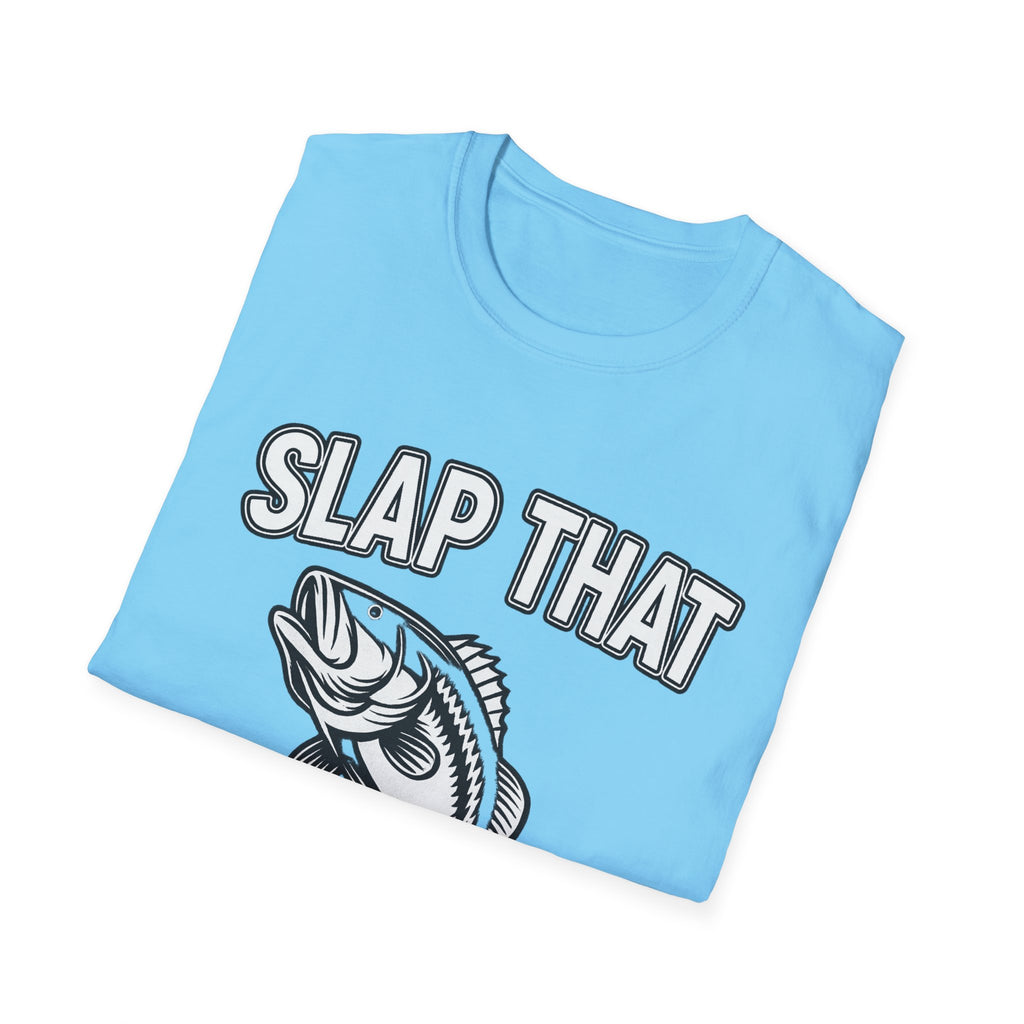 Slap That Bass T-Shirt — Funny Fishing Graphic Tee