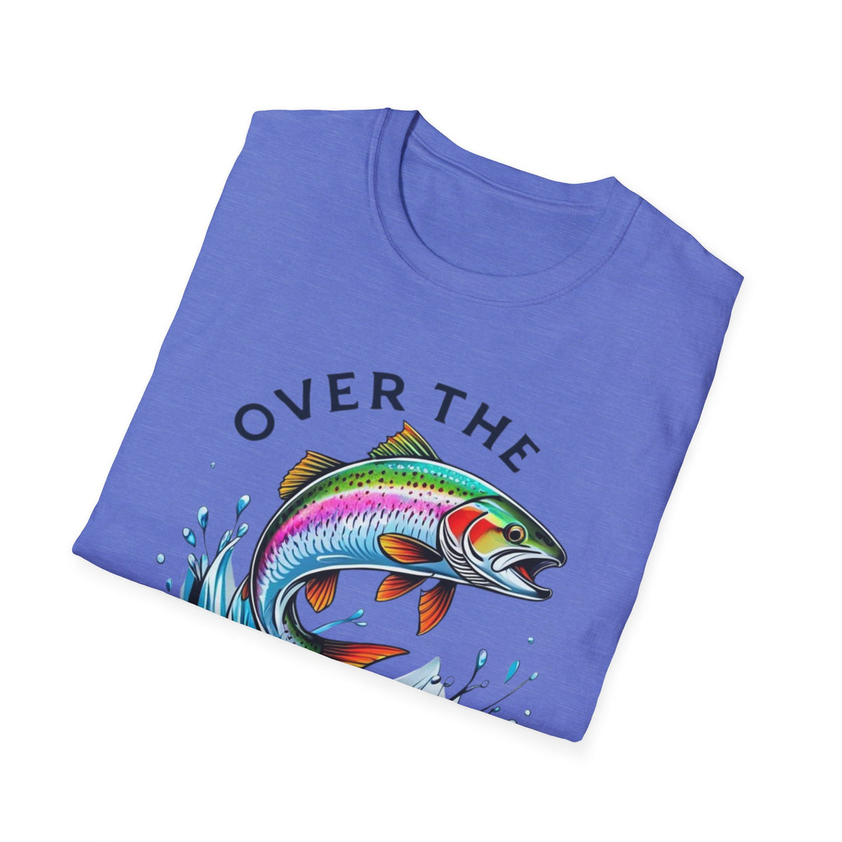 Rainbow Trout 'Over The' Graphic T-Shirt — Fishing Tee for Trout Lovers