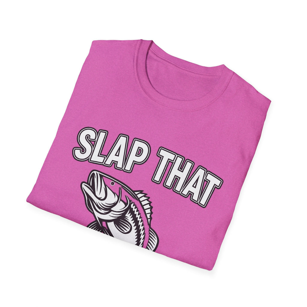 Slap That Bass T-Shirt — Funny Fishing Graphic Tee