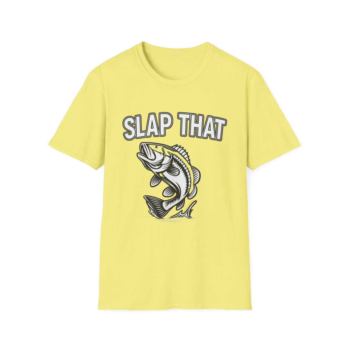 Slap That Bass T-Shirt — Funny Fishing Graphic Tee