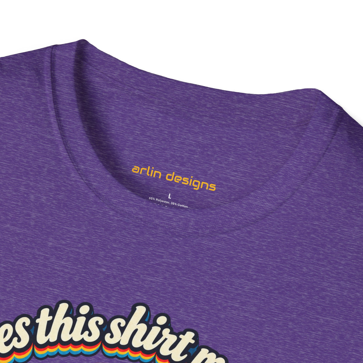 Fishing T-Shirt — “Does This Shirt Make My BASS Look Big?” Retro Sunset Bass Tee