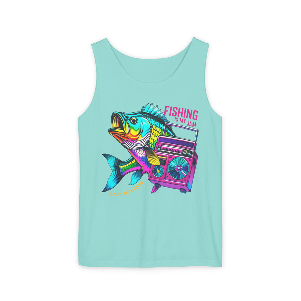 Fishing Slogan Tank Top — Beach Day Graphic Tee for Anglers