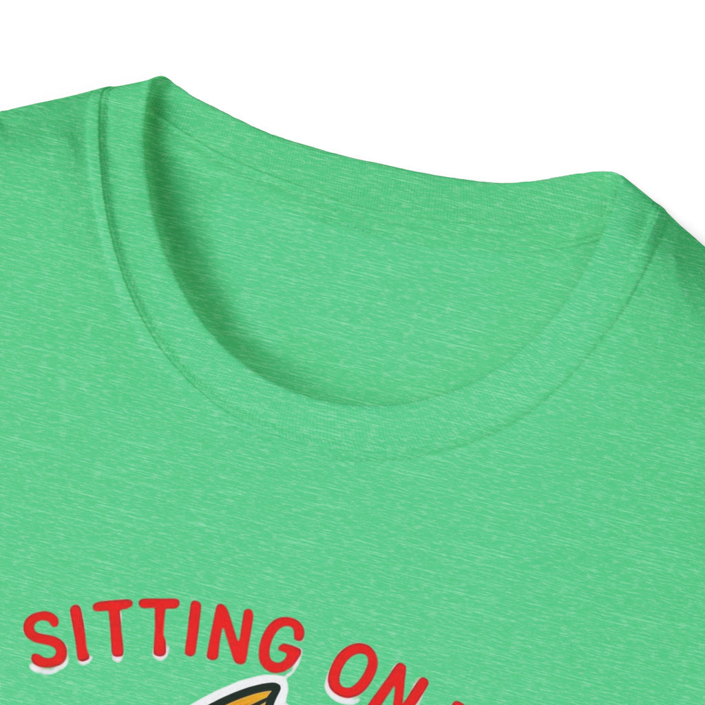 "Just Sitting on the Perch" Fishing T-Shirt — Funny Fish Graphic Tee